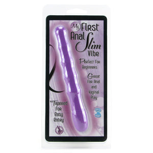 My First Anal Slim Vibe in Purple